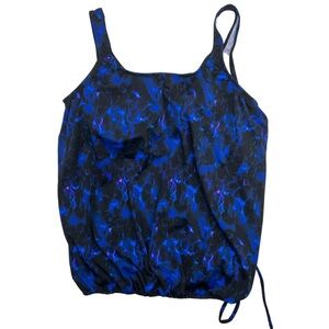 Jodee Mastectomy Swimwear Twilight Misses Blouson Top - Style 4060 Size 18